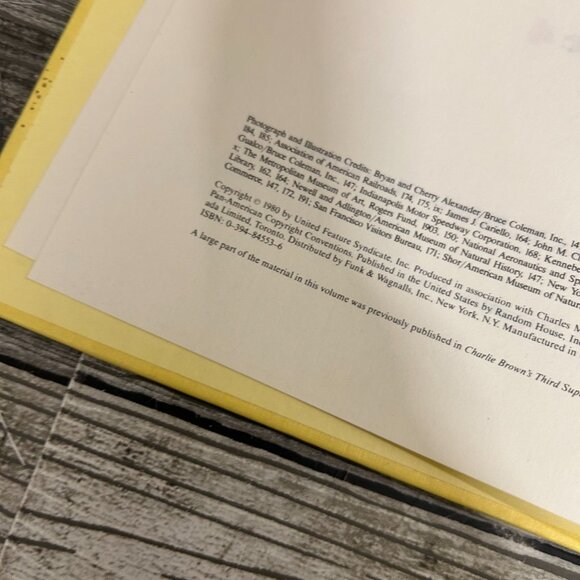 1980s Charlie Brown's Cyclopedia Featuring Cars and Trains Book Volume 4 - Picture 3 of 5